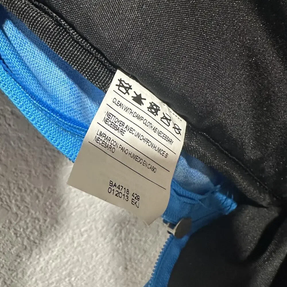 Nike Brasila 6 Large Backpack Blue Swoosh Mesh Pockets BA4718-428 School Sports